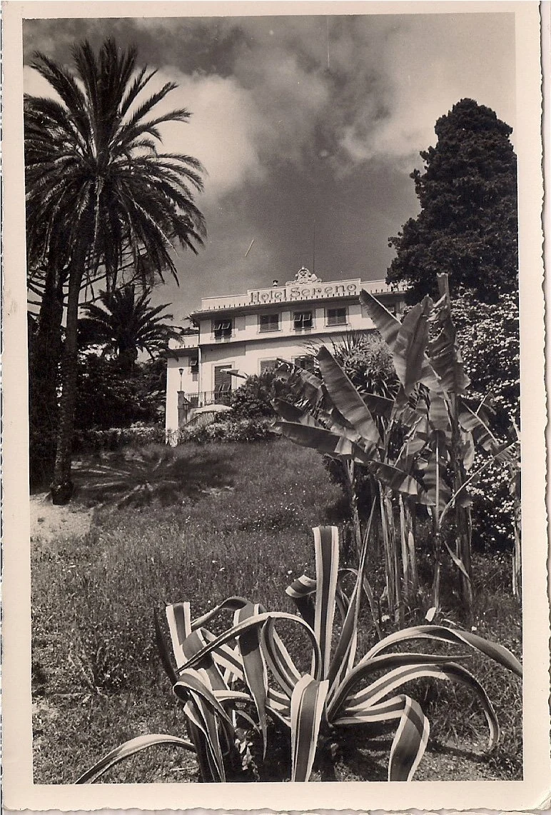 La villa in una foto d’epoca